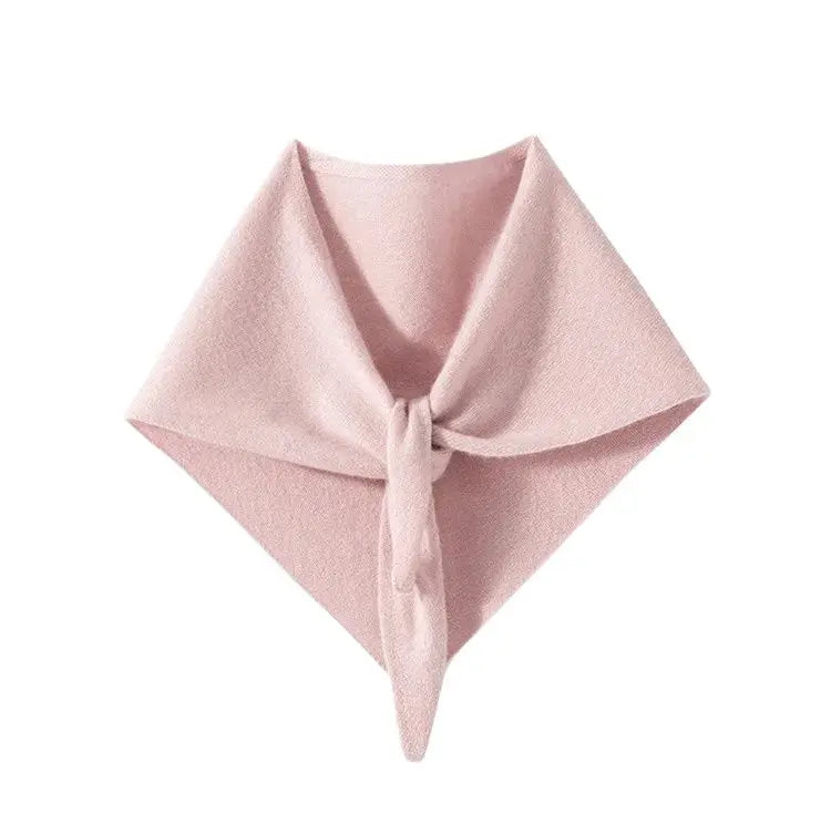 BirdTree, 100%Pure Cashmere Elegant Shawl, Women Solid Neck Protection, Soft Warm Triangle Scarf, 2024 Fall Winter Gift A48907QC