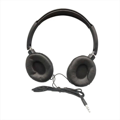 Sound Wired Headphones Over Ear Headset Bass HiFi Sound Music Stereo Earphones Flexible Adjustable Headset For PC Mobile