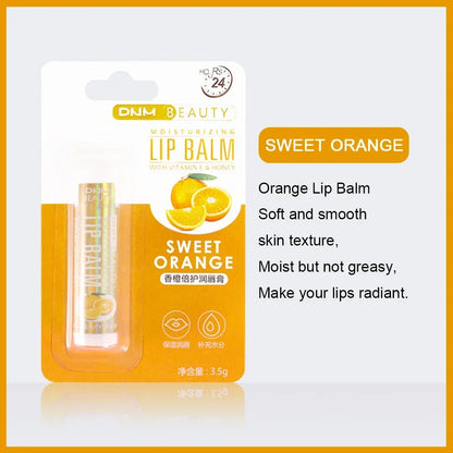 Fruit Lip Balm Winter Fashion Moisturizing Lip Oil Long-Lasting Clear Transparent Natural Aloe Lipstick Lip Care Lipstick Makeup