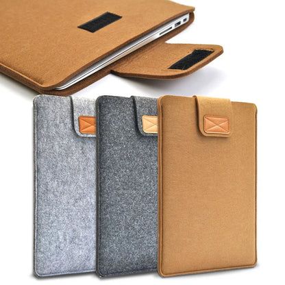 Pochette de protection en feutre anti-rayures pour ordinateur portable 11 13 15 pouces Sac de rangement pour PC Étui de protection étanche pour Macbook Air Pro