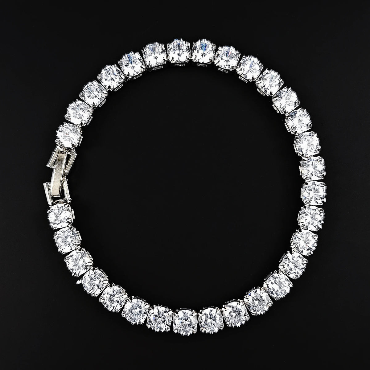 Bracelet jonc princesse pour femmes, 4MM 17CM, nouvelle couleur argentée de luxe, cadeau d'anniversaire, bijoux en gros S5650, 2024