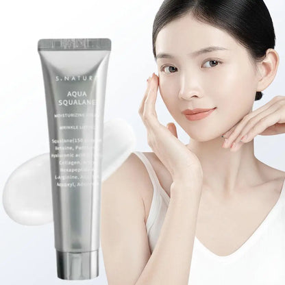 S.NATURE Sérum Crème Visage Squalane Améliore le Teint Terne Équilibre l'Eau et l'Huile et Hydrate Profondément Soin de la Peau Coréen