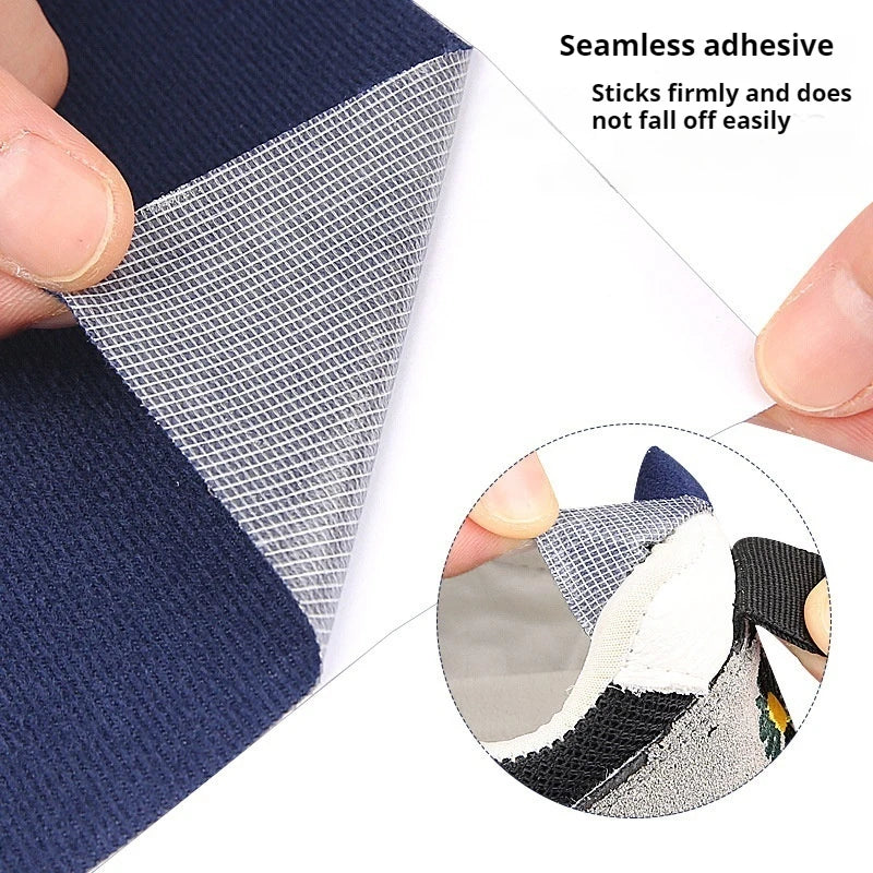 Mesh Sneaker Repair Allowance Firm Self-Adhesive Heel Anti Abrasion Sticker Upper Torn Lining Repair Sticker 2Pcs