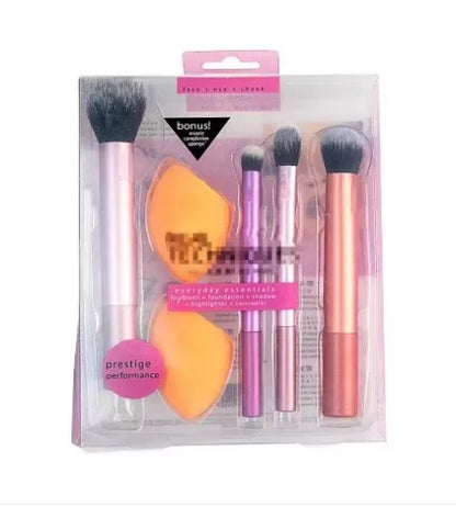 Lot de 8 pinceaux de maquillage professionnels – Poils synthétiques doux et de qualité supérieure, sans cruauté envers les animaux, faciles à nettoyer, pour fond de teint, fard à joues, fard à paupières, cosmétiques