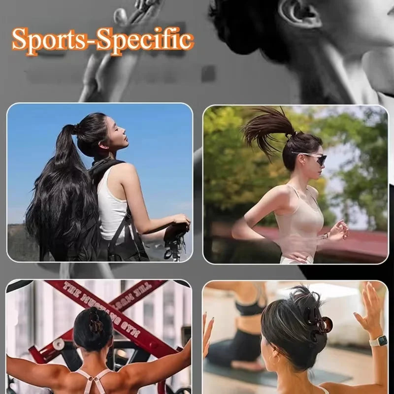 Elegant Curved Hairpins for Women High Ponytail Back of Head Design Hair Accessories