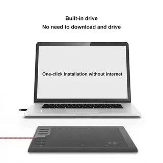 10*6 Inch Portable Digital Tablet Connect Mobile Phone Digital Pressure Drawing Tablet Interactive Graphic Tablet For Drawing