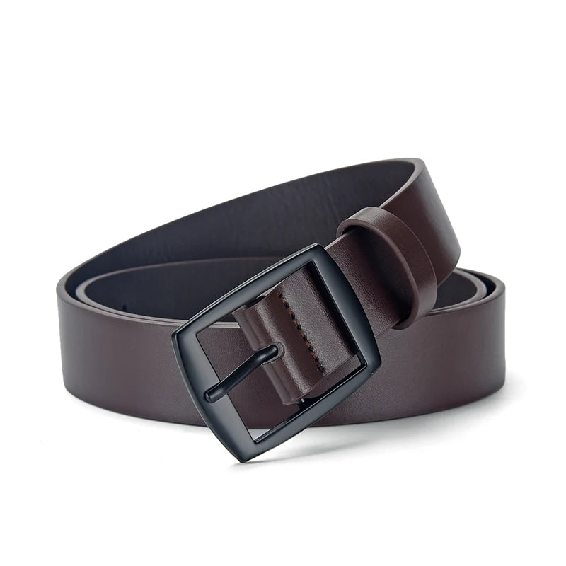 Nouvelle Ceinture de Luxe pour Hommes Ceinture en Cuir PU Boucle Ardillon en Métal Ceinture de Marque de Haute Qualité pour Jeans Grande Taille