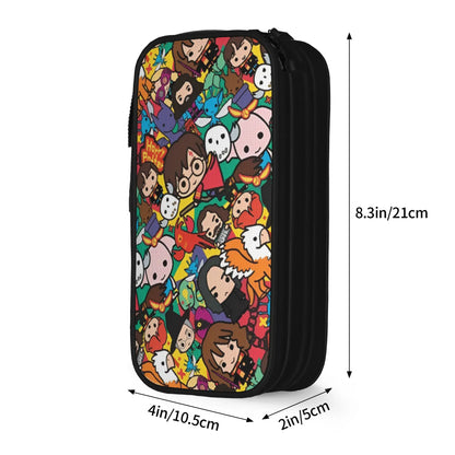 New H-HP-P Harrys Potters Pencil Cases  Pencil Pouch Pen Holder for Girl Boy Large Storage Bags Office Gifts Accessories