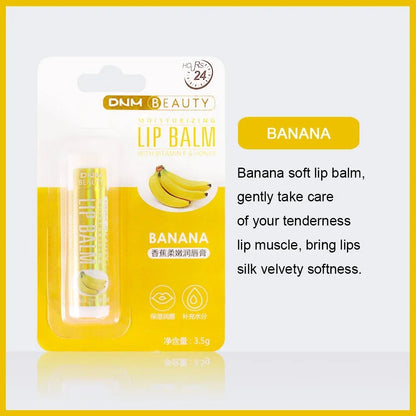 Fruit Lip Balm Winter Fashion Moisturizing Lip Oil Long-Lasting Clear Transparent Natural Aloe Lipstick Lip Care Lipstick Makeup
