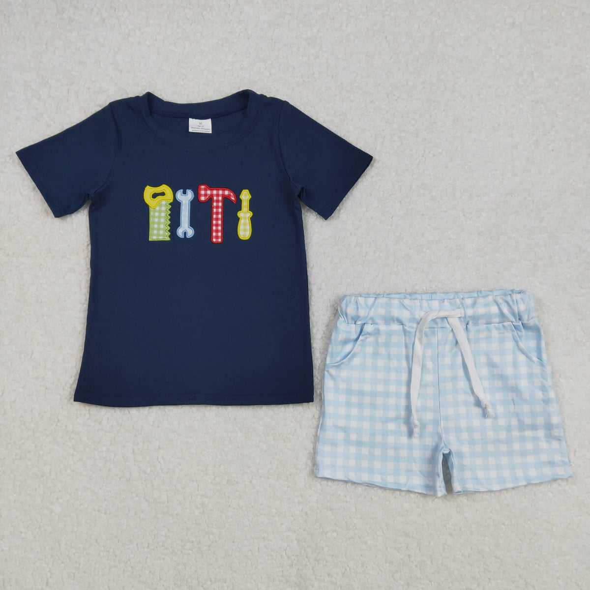 4.21y RTS Western Boys CAMO MAMA'S BOY Vintage Short Sleeve Back to School Pantsuit Children Outfits for Boys