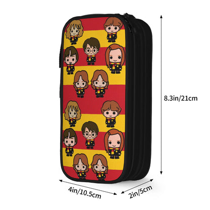 New H-HP-P Harrys Potters Pencil Cases  Pencil Pouch Pen Holder for Girl Boy Large Storage Bags Office Gifts Accessories