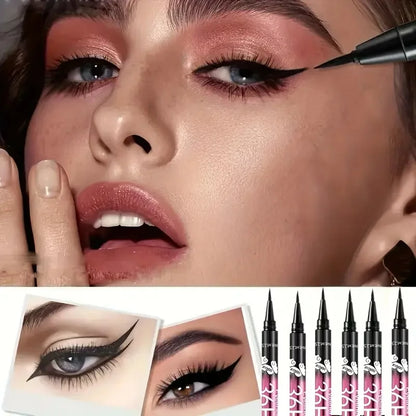 12 PCS Eyeliner Liquide Ultimate Noir Maquillage Waterproof Longue Tenue