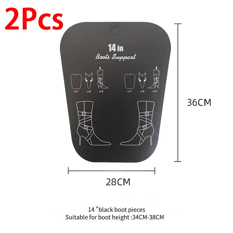 2Pcs Boot Shaper Stands Form Inserts Tall Boot Support Keep Boots Tube Shape for Women Men Plastic Long boots support