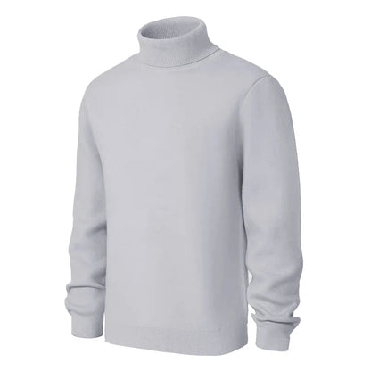 Animal Game Men's Cold Blouse Turtleneck Sweater Luxury Woolen Knitwear Casual Pullover Long Outerwear Solid Warm Streetwear