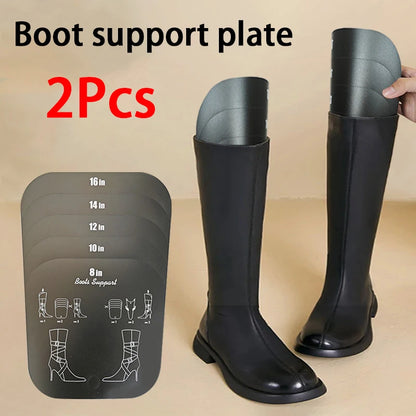 2Pcs Boot Shaper Stands Form Inserts Tall Boot Support Keep Boots Tube Shape for Women Men Plastic Long boots support