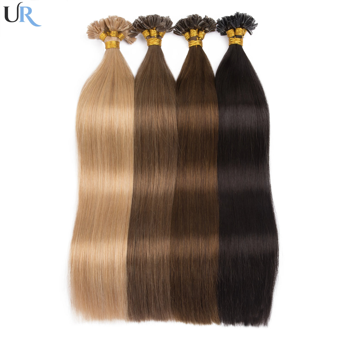 Human Hair U Tip Hair Wig 12inch 50 strands Wholesale Price Dropship Color #4 #27 Hair Extensions