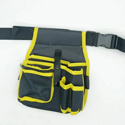 Multifunctional Tool Storage Bag Pouch Belt Hardware Electrician Toolkit Drill Waist Bag Wrench Screwdriver Tool Bags Organizer