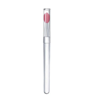 1PC Women Lip Brushes Transparent Crystal Handle Silicone