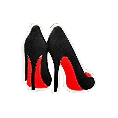 1/25PCS Cool Queen-Style Shoe Charms for Women, Crown  Heart Shaped High-Heel Charms for Shoes, Lipstick Sandals Clogs  Buckles