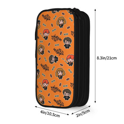 New H-HP-P Harrys Potters Pencil Cases  Pencil Pouch Pen Holder for Girl Boy Large Storage Bags Office Gifts Accessories