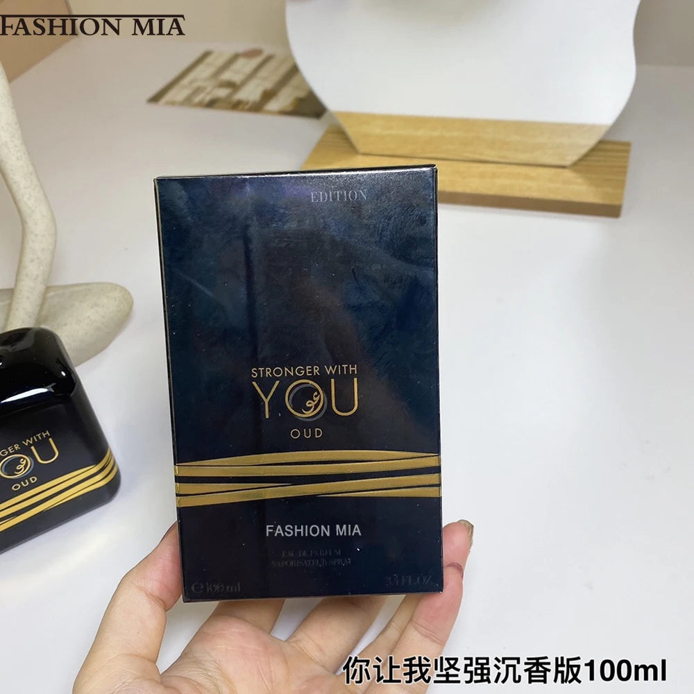 100ml Parfum homme Stronger With You Intensely de haute qualité, longue durée, boisé, atomiseur corporel, cadeaux