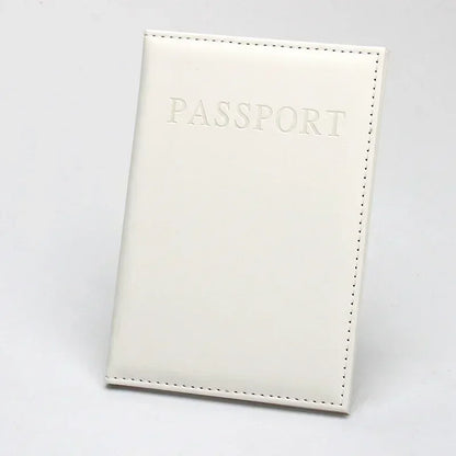 1 PC Fashion New PU Women Passport Holder Case Couple Models Girls Travel Passport Cover Unisex Card Case Man Card Holder Wallet