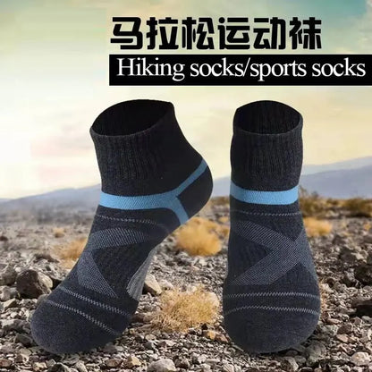 3 Paires de Chaussettes Homme Randonnée Noires Sport Basketball Décontractées Douces Course Été Absorption Transpiration Respirantes Chaussettes Homme Cadeaux