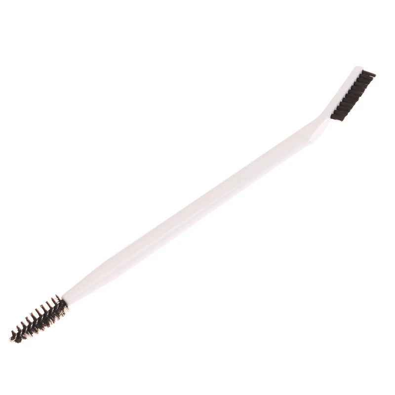 1 brosse à sourcils double tête, peigne à cils, façonneur de sourcils, brosse à sourcils pour l'entretien des sourcils, outil de maquillage réutilisable