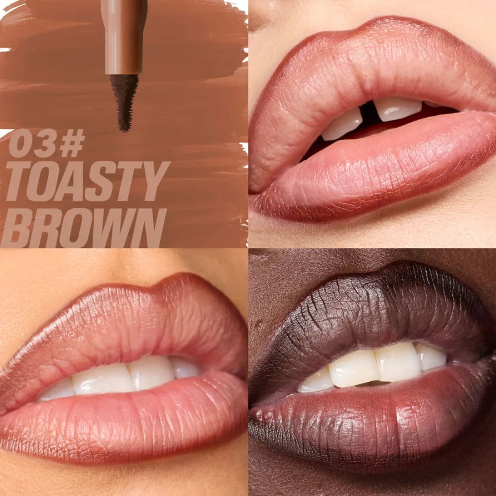 Crayon à lèvres mat imperméable Rouge Contour Teinte Rouge à lèvres Longue durée Anti-adhésif Hydratant Lèvres Maquillage 8 couleurs Velours