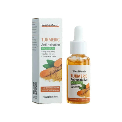 Savon au curcuma et citron / Coussin nettoyant / Crème visage / Sérum - Gamme de produits de soin au curcuma pour éclaircir le teint et nourrir tous les types de peau