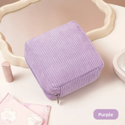 Large Capacity Sanitary Pads Bag Cosmetics Lipstick Storage Bag Cosmetic Bag Multipurpose Mini Data Cables Organizer Travel