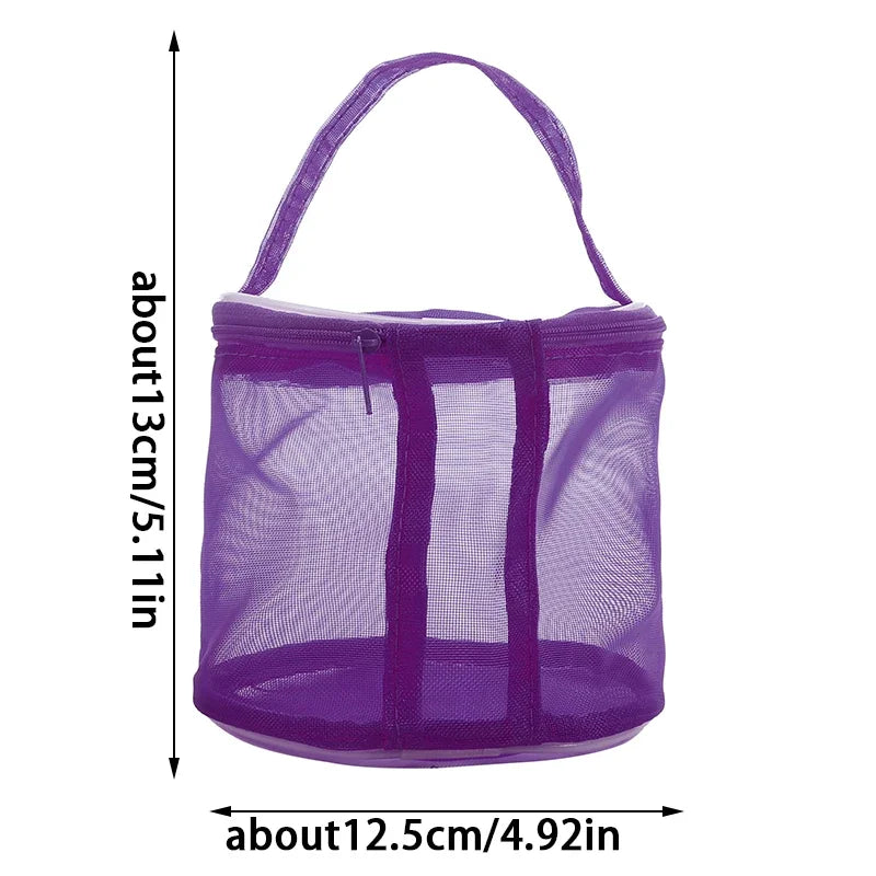 1 PC，Portable Yarn Storage Bag Hollow Mesh Knitting Wool Yarn Bags Crochet Yarn Handbag Organizer Weave Tools Sewing Accessories