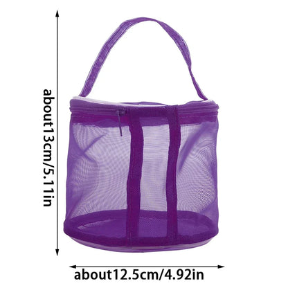 1 PC，Portable Yarn Storage Bag Hollow Mesh Knitting Wool Yarn Bags Crochet Yarn Handbag Organizer Weave Tools Sewing Accessories