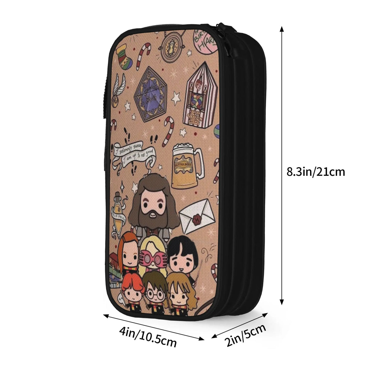New H-HP-P Harrys Potters Pencil Cases  Pencil Pouch Pen Holder for Girl Boy Large Storage Bags Office Gifts Accessories