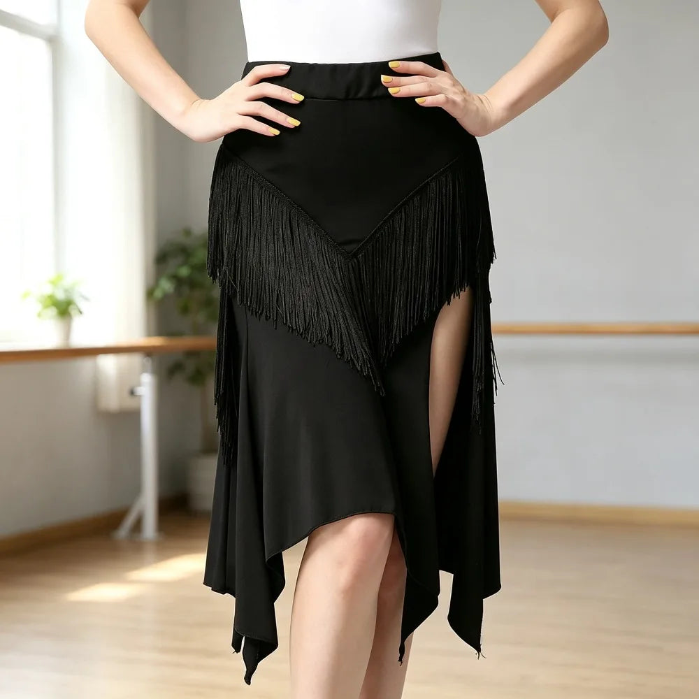 Dance Dress New Adult Womens Full Dress Up Dancewear for Daily Training Practice Dance Competition Stage Performance Event