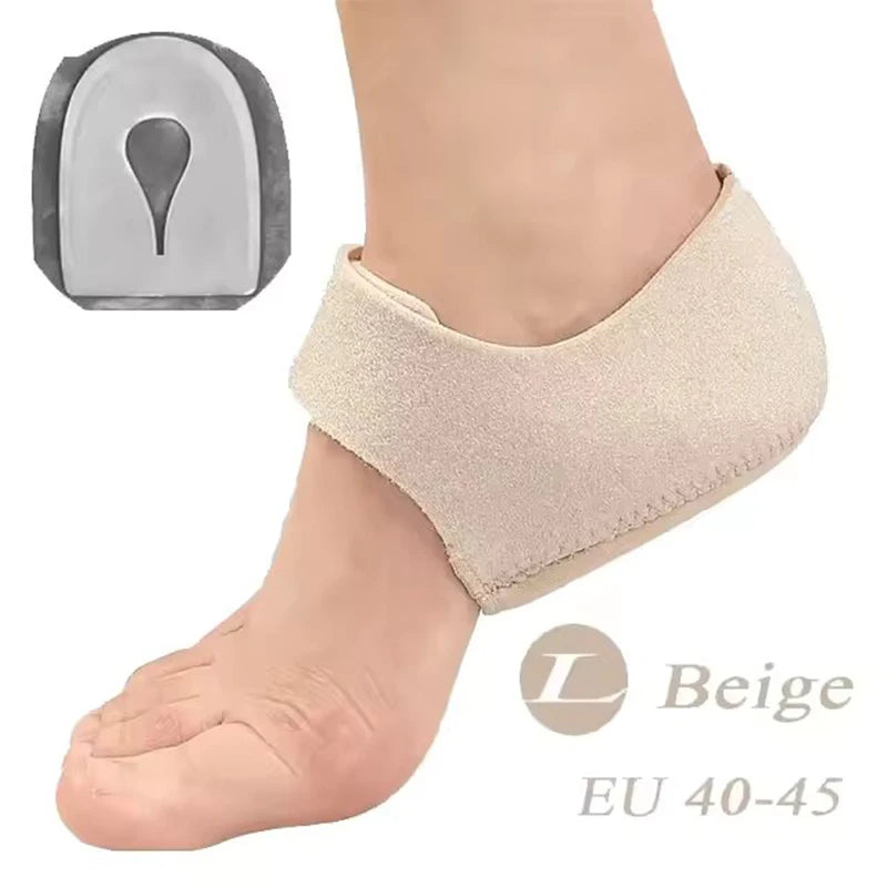 Plantar Fasciitis Heel Spur Foot Support With U-Shaped Silicone Gel Heel Cups for Heel Pain Relief Insoles for Man Woman Walking