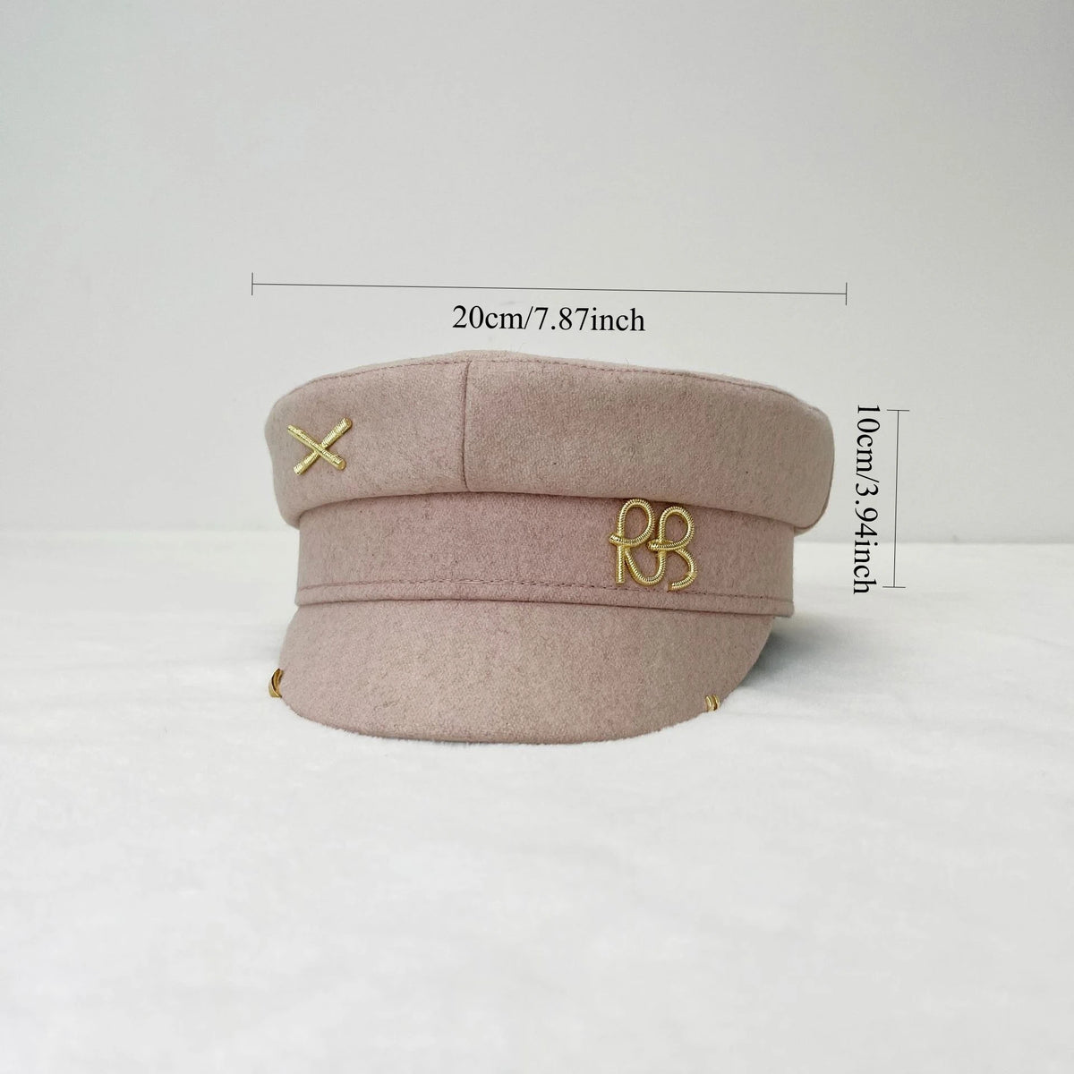 Winter Ladies Luxury Design Brand Octagonal Cap Letter Military Cap Pink Khaki Newsboy Hat Fall Baker Boy Cap Designer Cap