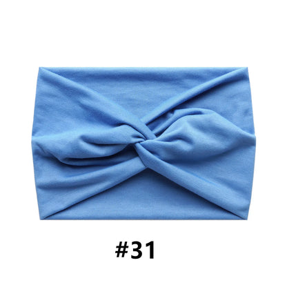 Wide Headbands for Women Large Turban Headwrap Boho Hairband Twisted Head Bands Sport Workout Stretch Non-slip Hair Accessories