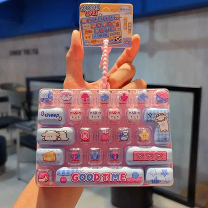 키캡 26 Key Cap Giant Keycap Keychain Gifts Keycap Clicker Keyboard Bag Charms Key Caps Keyboard Fidgets Clicker Gifts 대왕키캡