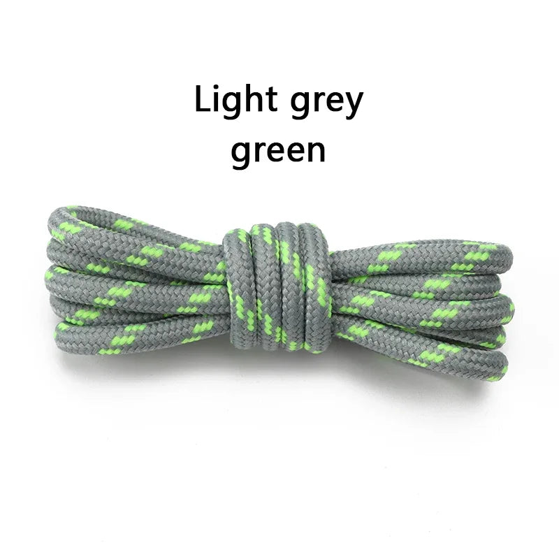 Round Solid Shoelaces for Sneakers Outdoor Hiking Boots Tooling Sports Shoe Laces Adult Kids Flower Dots Shoelace for Woman Man