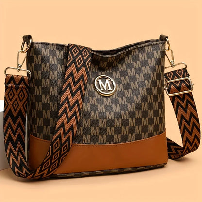 Sac seau femme bicolore avec blocs de couleur, grande capacité, multi-usages, élégant, décontracté, usage quotidien