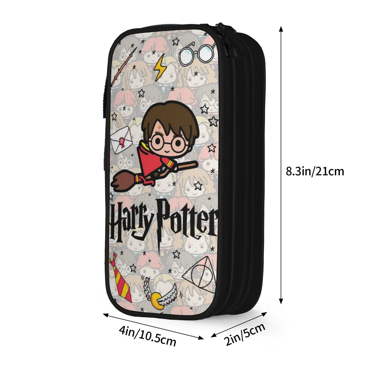 New H-HP-P Harrys Potters Pencil Cases  Pencil Pouch Pen Holder for Girl Boy Large Storage Bags Office Gifts Accessories
