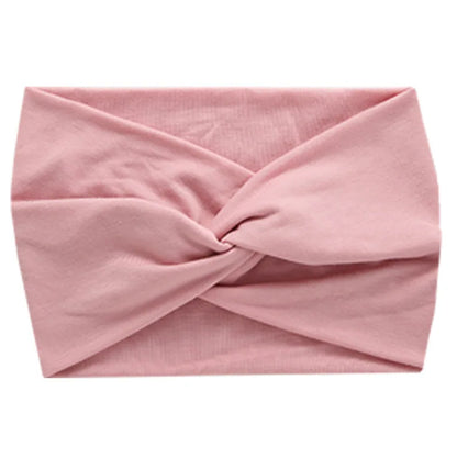 Europe and The United States New Wide Hair Band Women Sports Cross Headband Yoga Elastic Headband Hair Accessories Wholesale