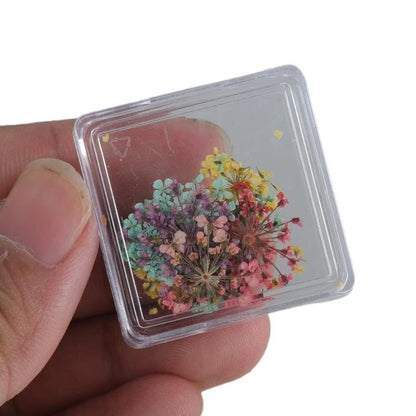 Dried Flower Nails Art Charms Japanese Charms Nails Art Decoration for Acrylic Nails Manicure Accessories