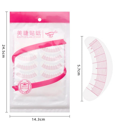 70 paires Faux cils Autocollant pour les yeux Extensions de cils Cils greffés Coussinets pour les yeux Patchs en papier Pansements Patchs d'entraînement Outil de maquillage
