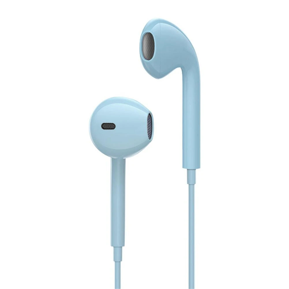 3.5mm Wired Headset With Mic For Smart Phone Computer Tablet Running Fitness Music Gear Audio Gear Gaming Sports Running Headset
