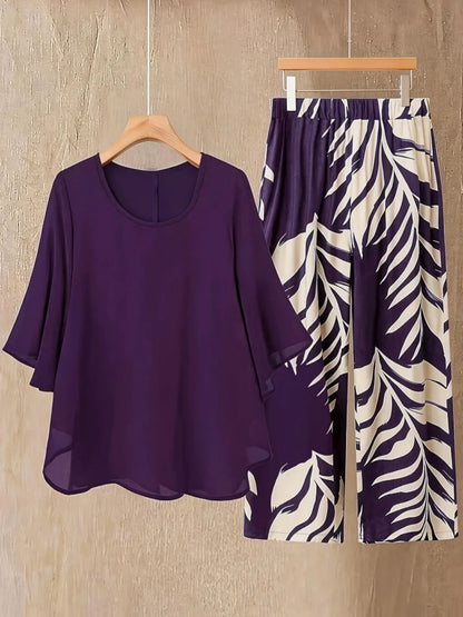 2 Piece Women Sets 2026 New Plus Size Autumn Winter Matching Big Size Two Pieces Sets Top And Pants Suits Outfits Clothing