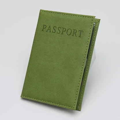 1 PC Fashion New PU Women Passport Holder Case Couple Models Girls Travel Passport Cover Unisex Card Case Man Card Holder Wallet