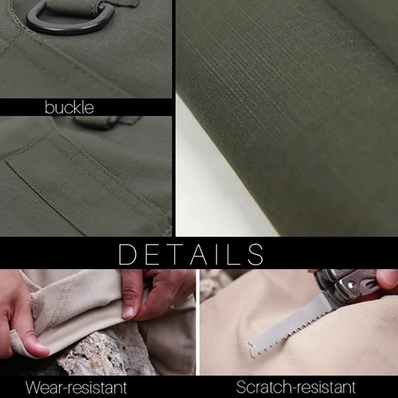 Pantalon cargo tactique de ville Classique d'extérieur randonnée trekking tactique militaire camouflage multi-poches