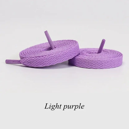 1Pair Flat Shoelaces Classic Quality Rope Laces Solid Casual Sneakers Shoelace Shoe Accessories 100/120/140/160/180CM